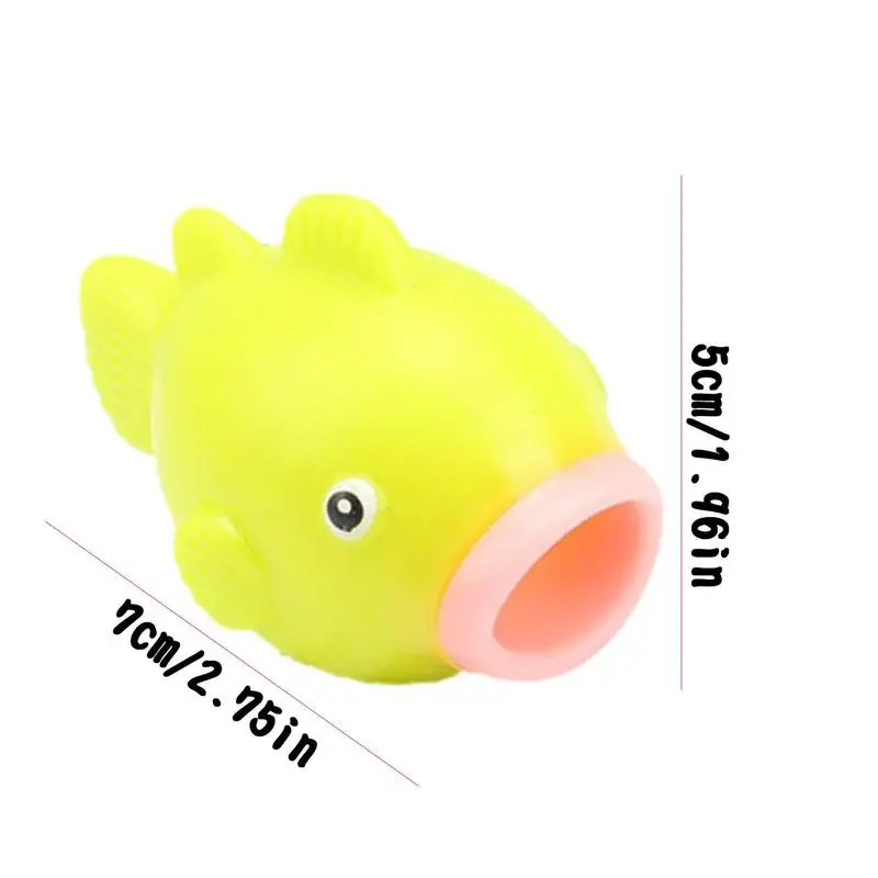 Fish Squeeze Toys Elastic Stretching Toys Children's Bath Toys Relax Yourself Toys Fun Queeze Spoof Creativity Extrusion Toy