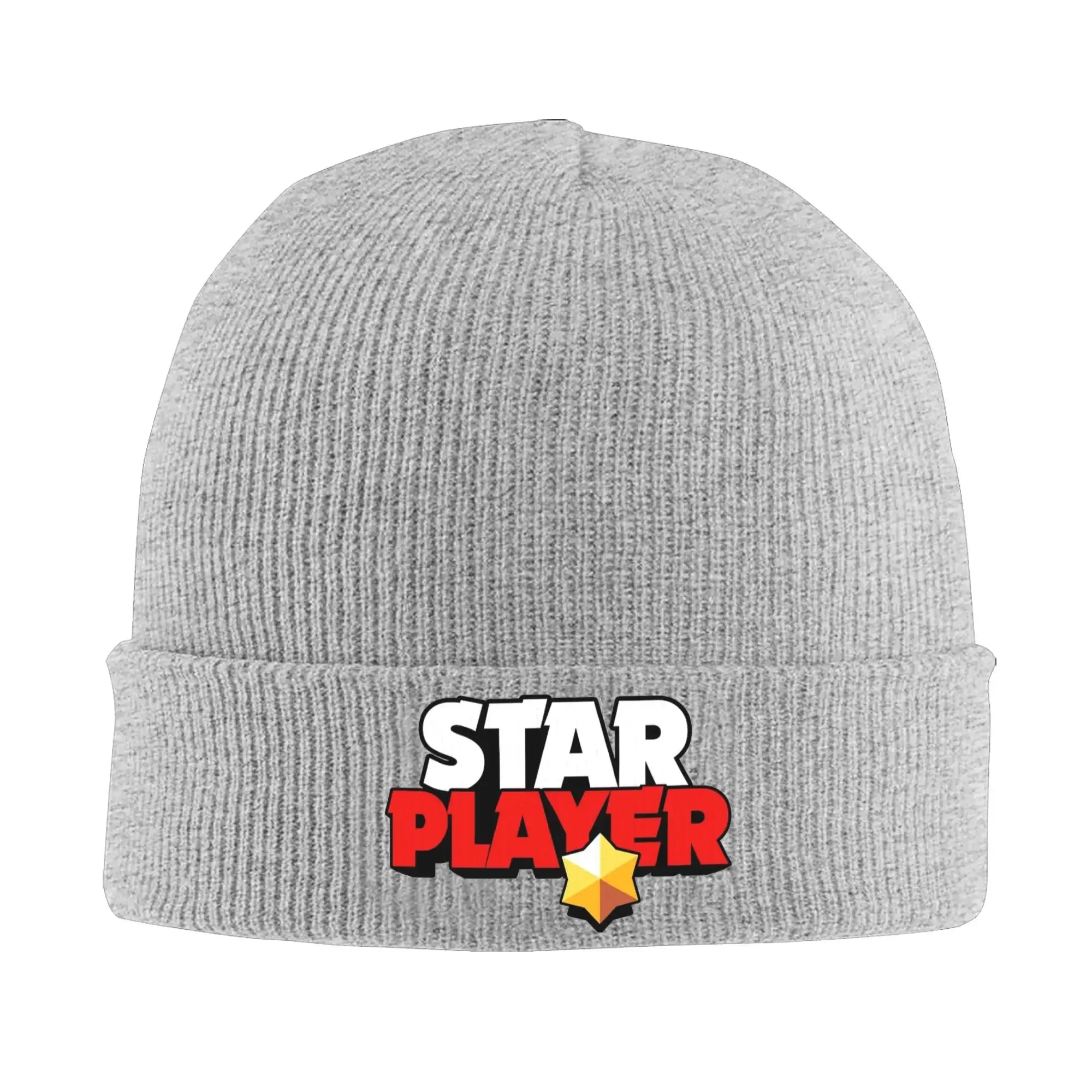 

Star Player B-Brawls S-Stared Knitted Hat Beanies Autumn Winter Hat Warm Acrylic New Caps for Men Women Gift