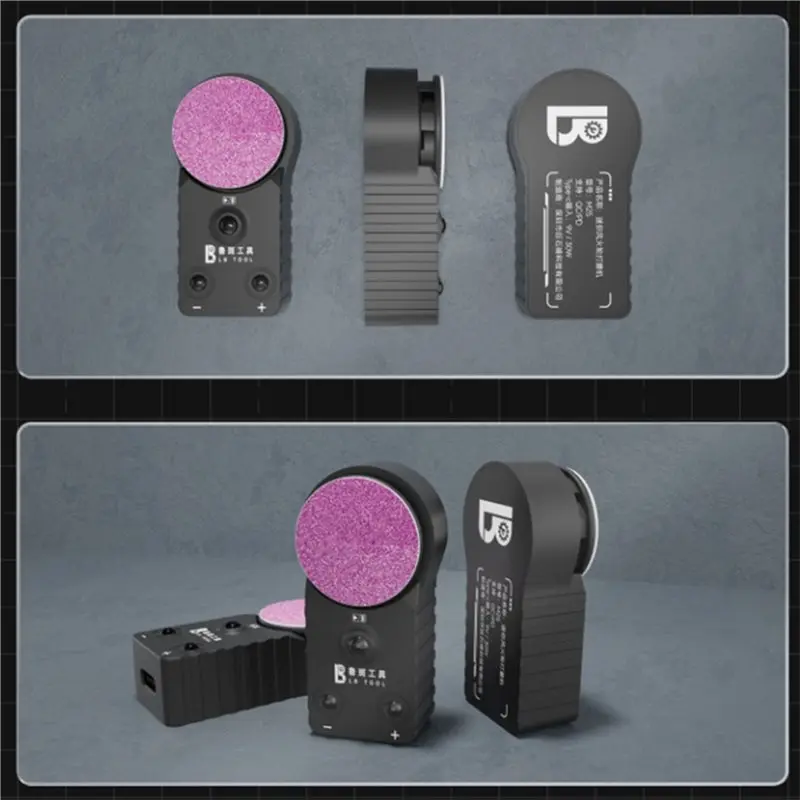 B23B Mini Hot Wheels Polisher 10-Speed Adjustable Forward Reverse Grinder Type-C For Tweezers Polishing Repair Tool