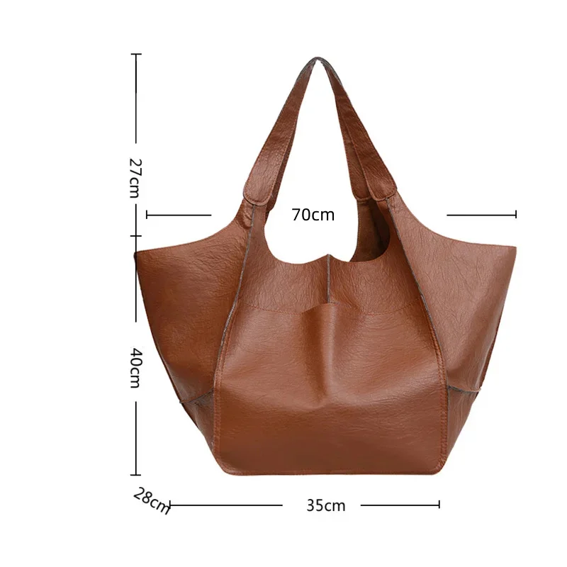 Sac à Main de Plage de Styliste pour Femme, Fourre-Tout Simple, Fait à la Main, de Grande Capacité, Portable, Rétro