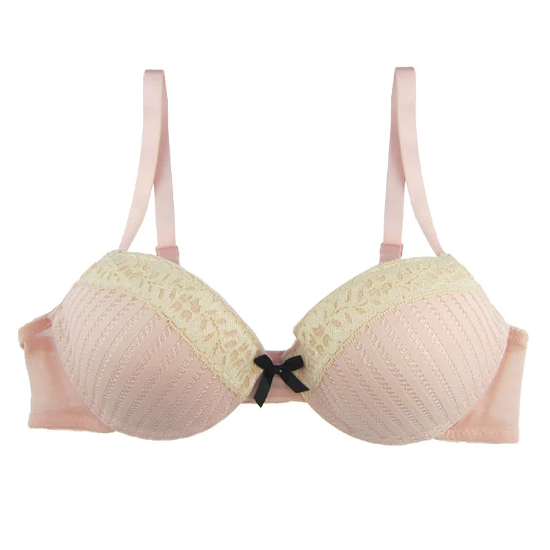 Mierside Sexy Del Merletto Spinge Verso L\'alto il Reggiseno Biancheria Intima Delle Donne Beige Imbottito Lingerie 32A 32B 32C 34A 34B WX058