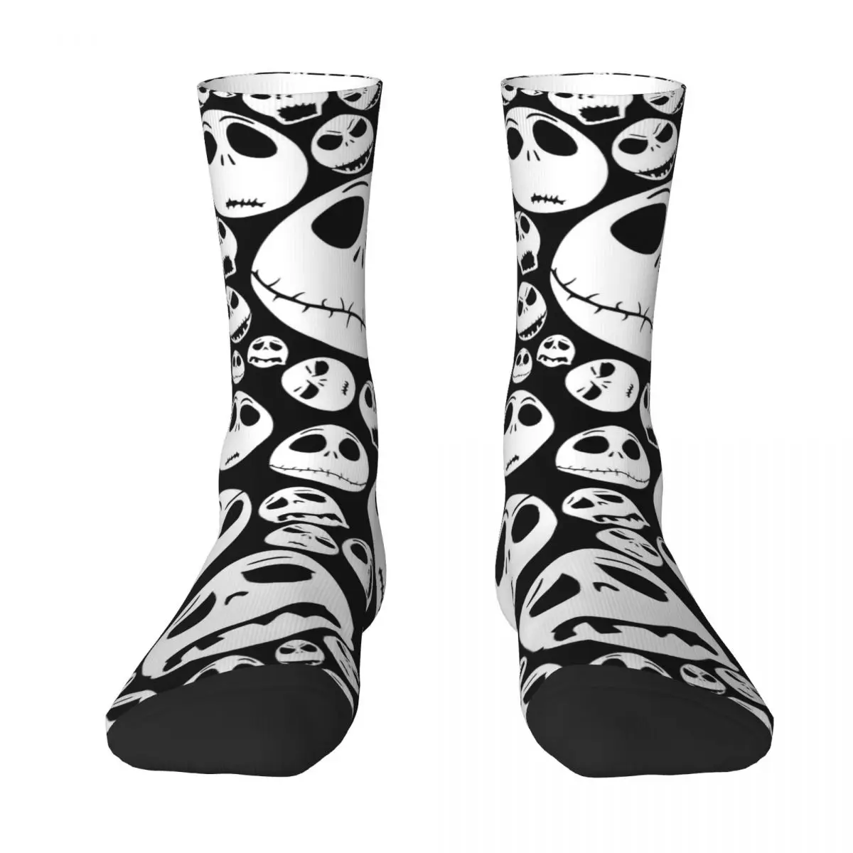 The Nightmare Before Christmas Socks Jack Skellington and Sally Elegant Stockings Spring Anti-Slip Men Socks Soft Climbing Socks