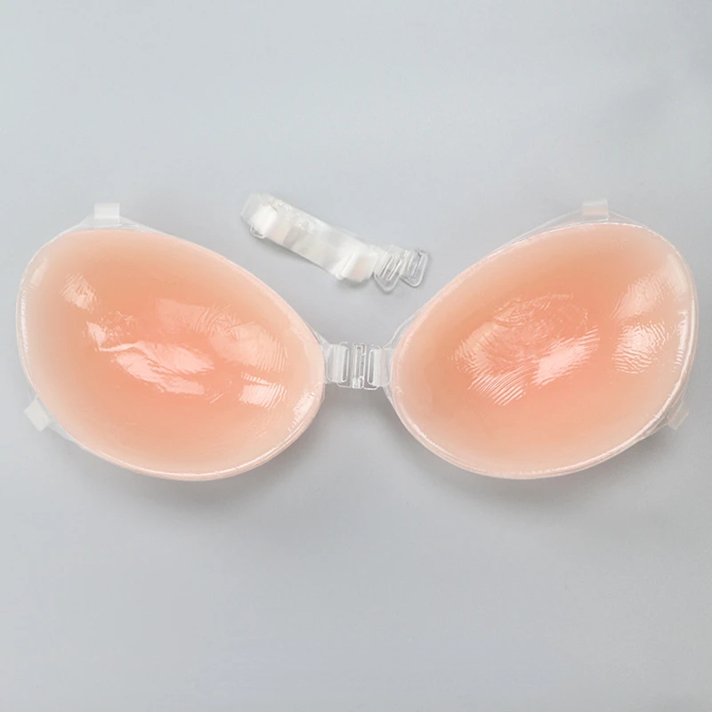 Sutiã de silicone invisível push up sexy sutiã sem alças adesivo furtivo sem costas realçador de peito para mulheres pegajoso casamento biquíni sutiãs