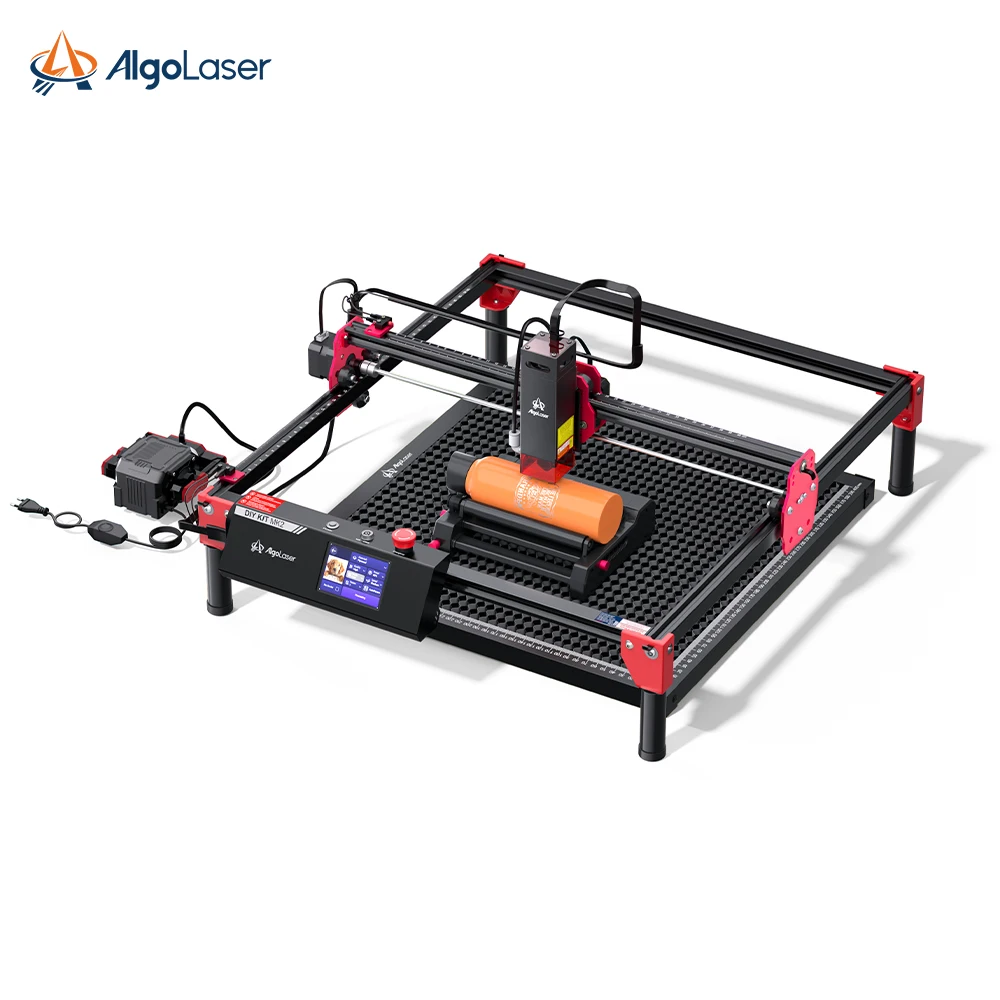 

Лазерный гравер AlgoLaser 10W DIY KIT MK2 с сенсорным экраном 3,5 дюйма для гравировки и резки нержавеющей стали, дерева, акрила