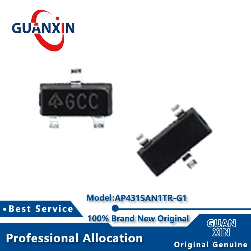 

100% New AP431SAN1TR-G1 AP431SAN1TR SOT23 Marking GCC AP431S