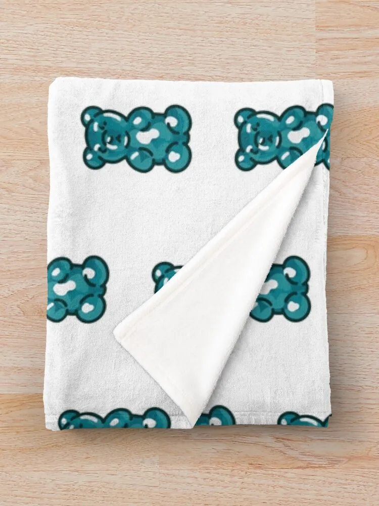 Gummy Bear- blauwe deken