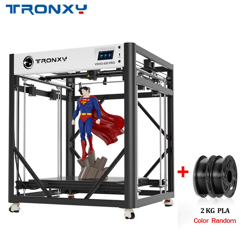 

Tronxy VEHO 600 Pro Комплект 3D-принтера FDM с прямым приводом Профессиональный 3D-принтер Большой размер печати 600x600x600 мм 3d-принтеры FDM