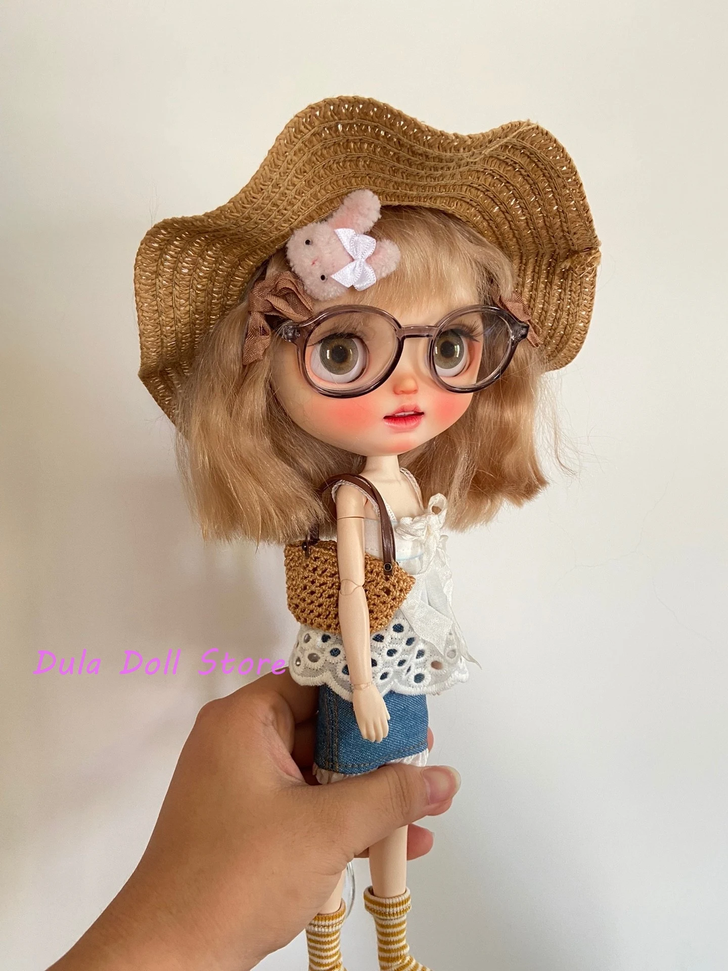 

（Special）Dula Doll Clothes Dress new denim skirt charming suit for Blythe ob24 ob22 Azone Licca ICY JerryB 1/6 Doll