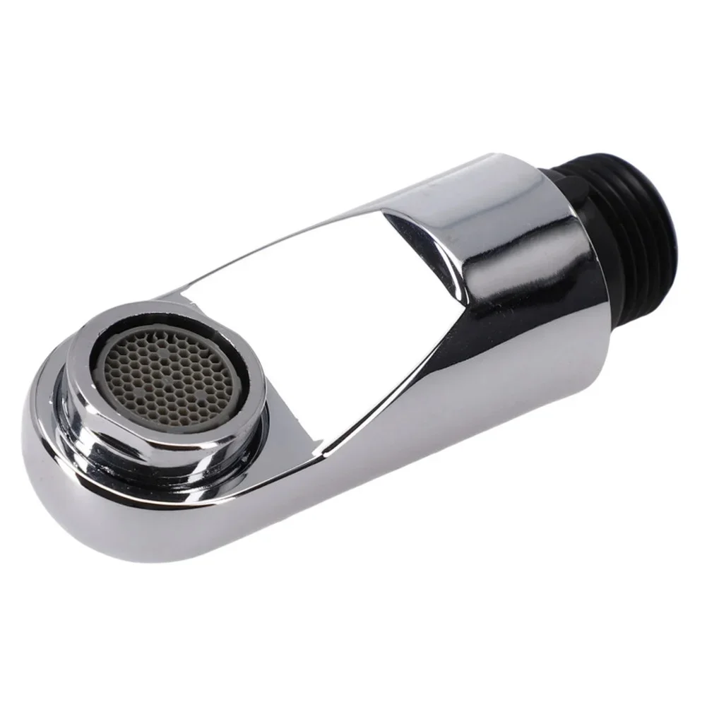 Pull Out Handheld Faucet Nozzle for Kitchen Sink Hair Washing and Rinsing Rain Flow 8.5x2.2x3cm Silver Plastic Compact Design