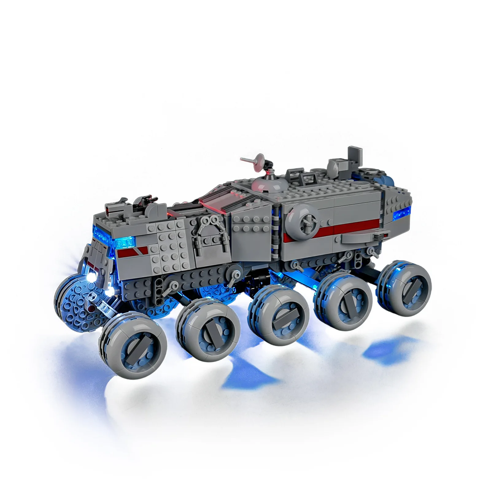 (Solo luz LED sin ladrillos) 75413 Ideas de carro de Juggernauts de la República (no incluye kits de bloques de construcción, juegos de modelos)