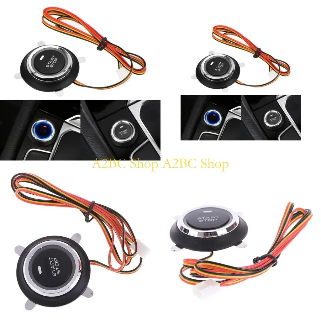 

A2BC Tap Vehicle Starter Change 12V Intelligent Car Igniting Button Child Safety Lock Tool Complimentary Mounting Plan