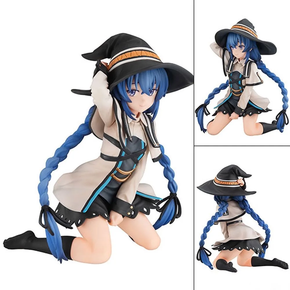 Estatua de Roxy Migurdia de Mushoku Tensei Anime Hermosa chica mago Figura 3D para fanáticos