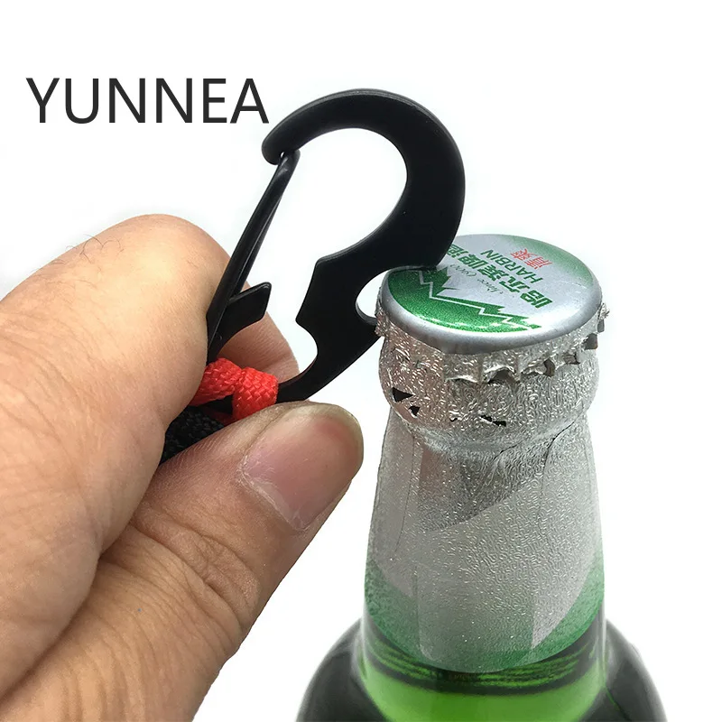 Outdoor Umbrella Rope Woven with Bottle Opener Key Chain Multi-color Optional.