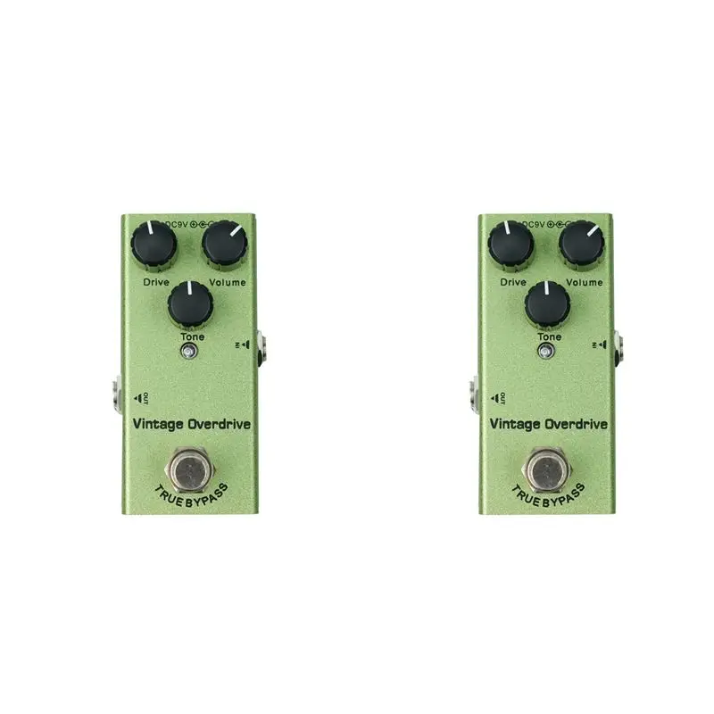 CGDS-2X Electric Guitar Effects Pedal Mini Vintage Overdrive Bass Guitar Pedals Vintage Overdrive