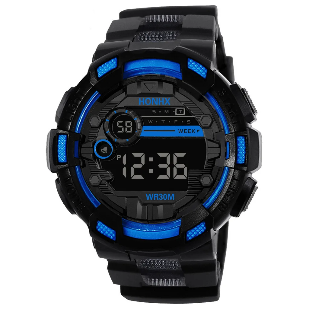 New fashionable men's sports watch, luminous multi-function electronic wristwatch