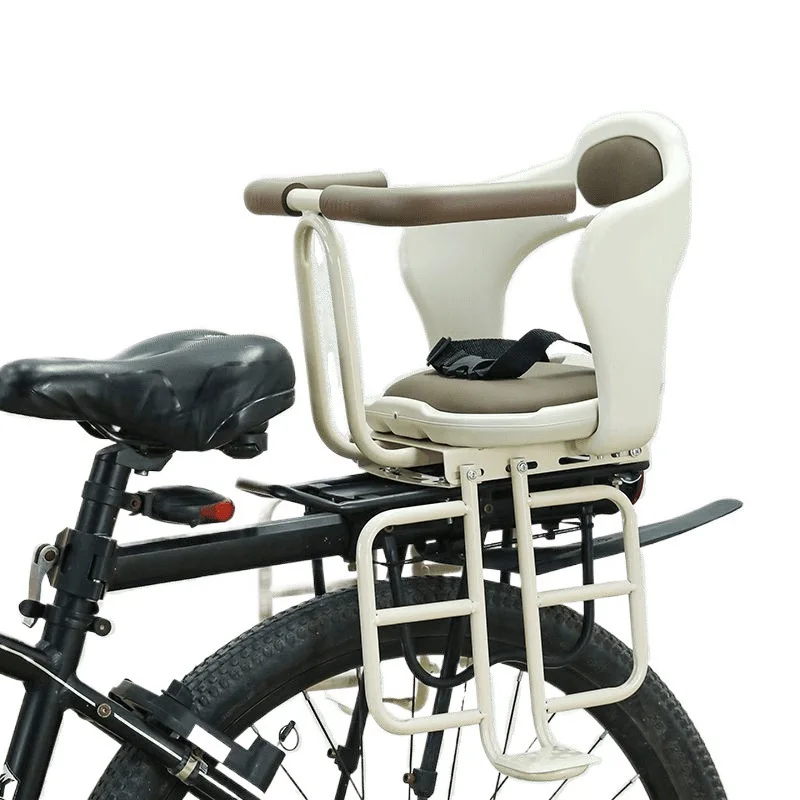

Bicycle rear child seat Mountain bike rear baby seat Folding car Baby rear seat cushion Universal