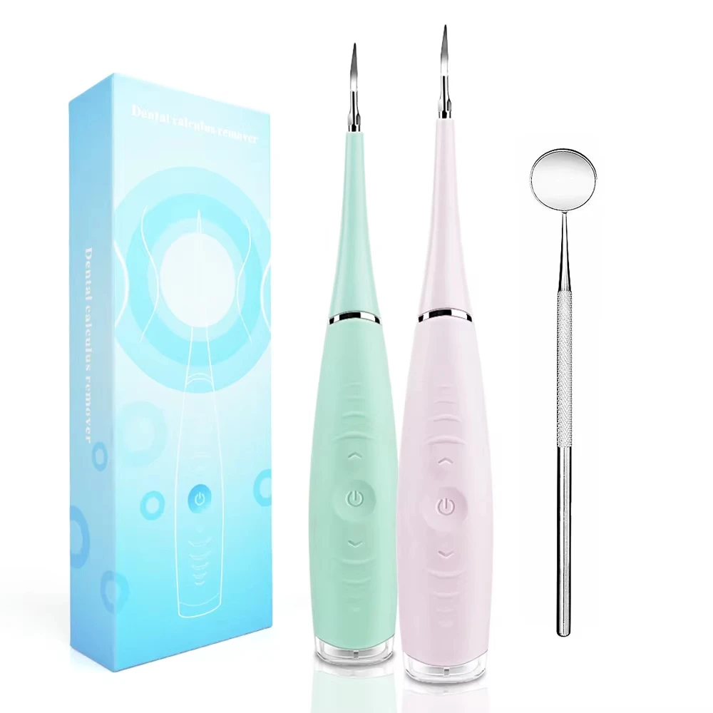 Electric Sonic Dental Scaler Tartar Eliminator Plaque Stain Remover USB Charging 5 Gears Adjustment Teeth Cleaning Scraper