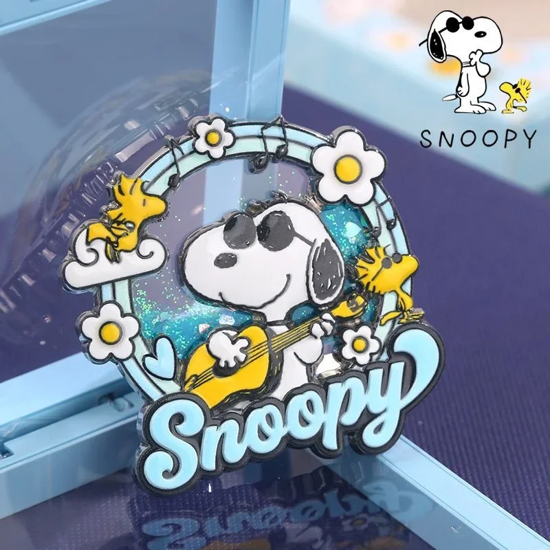 

Креативный мультяшный милый сыпучий песок Snoopy ручная роспись в ретро стиле домашний холодильник магнитная девушка сердце строительный подарок