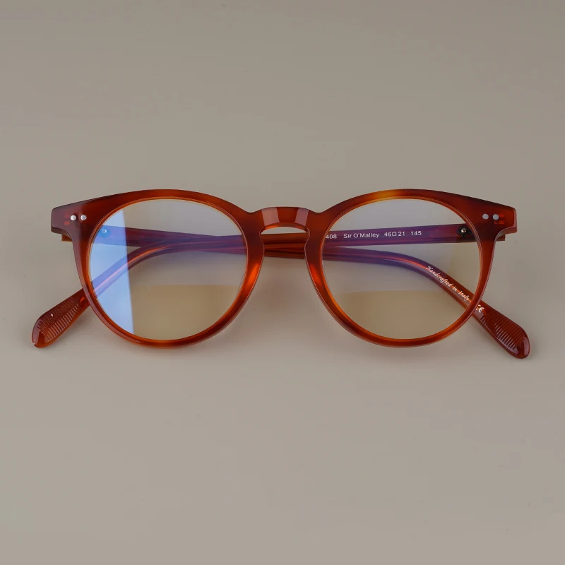 

Small Face Glasses Frames Vintage Round Glasses Men Women Brand Designer OV5256 O'malley Eyeglasses For Female Male Eyewear