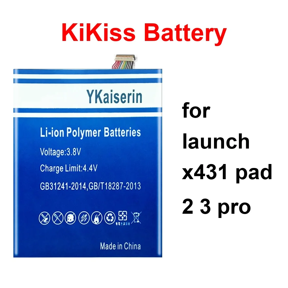 

Аккумулятор для планшета Safe X431PAD III (3-го поколения) X431PAD II (2-го поколения) 0-17000 мАч для Launch X431 Pad 2 3 Pro