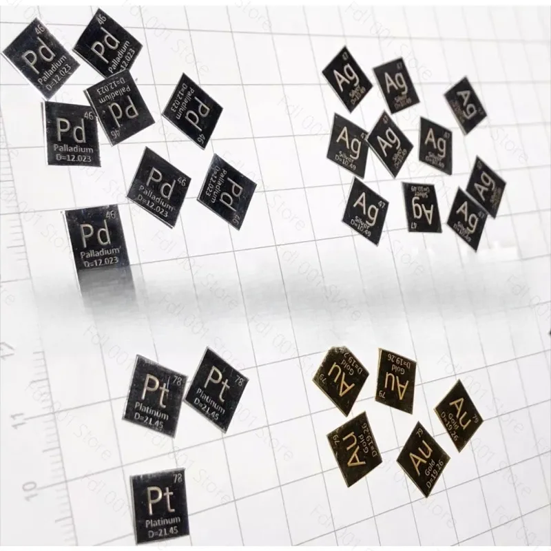 [Precious Metals Periodic Table Series] Palladium Tablets, Periodic Phenotype Palladium Tablets, Pure Palladium Tablets Pd9995 view 4