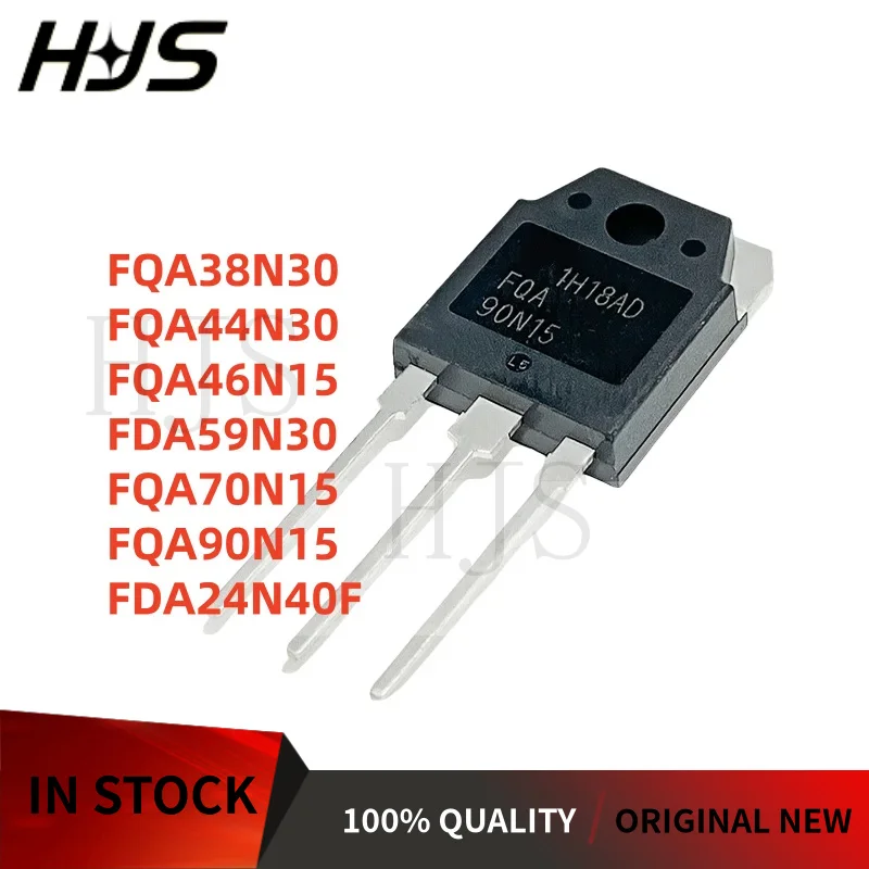 10PCS FQA90N15 FDA59N30 FQA46N15 FQA38N30 FQA70N15 FDA24N40F FQA44N30 TO-3P Transistor Brand New In Stock