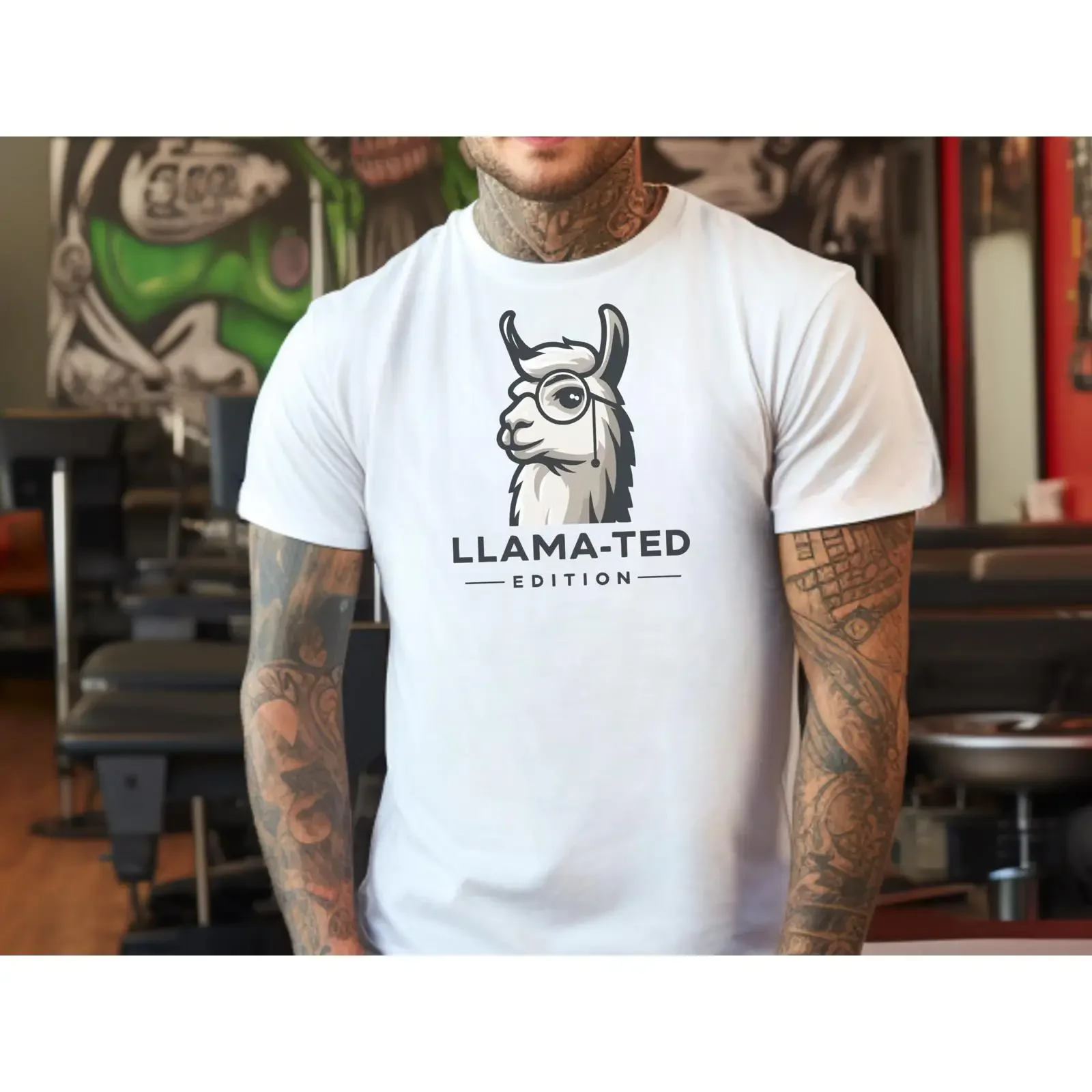 Funny Llama T shirt Alpaca Pun Animal Lover ted Edition vintage Washed streetwear Comfortable Versatile Top For Everyday Wear
