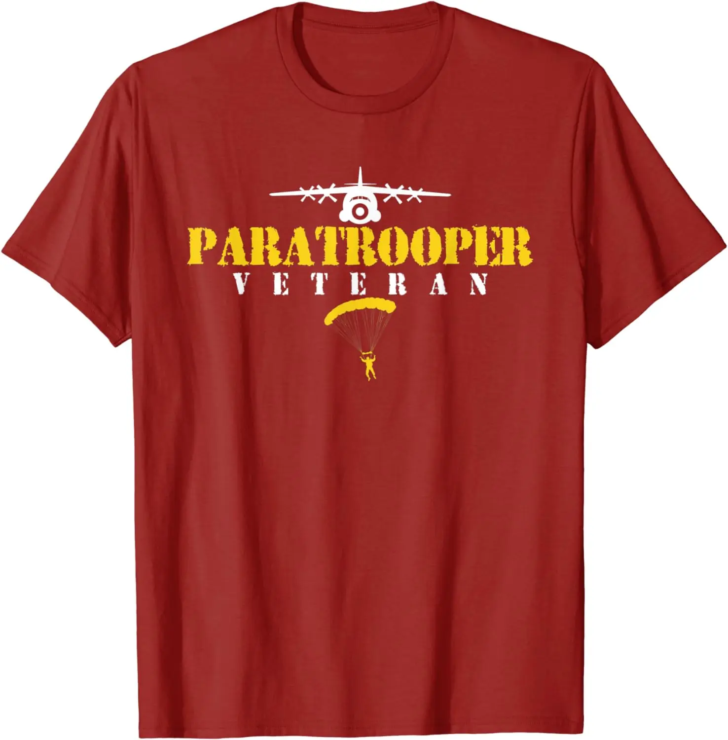 Parachutist of Airborne Infantry Division T-Shirt Short Sleeve Casual Cotton O-Neck Summer Men Clothing