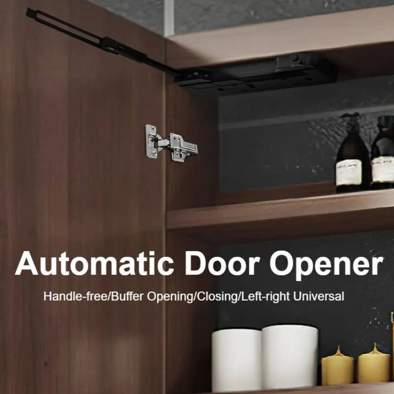 Buffer door closers, clothes and cabinets, automatic door openers, hidden door closers, press bouncers, and handle-free.