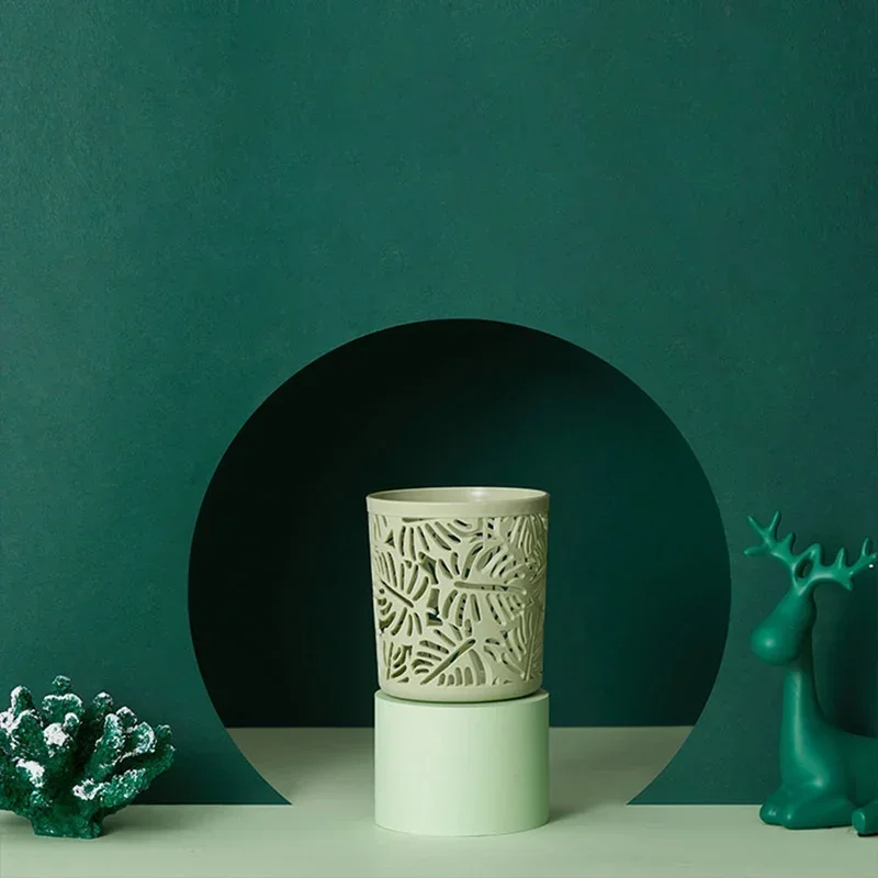 Portalápices con forma de flor hueca creativa, contenedor de almacenamiento de brochas de maquillaje, organizador de escritorio, papelería, portalápices, suministros de oficina