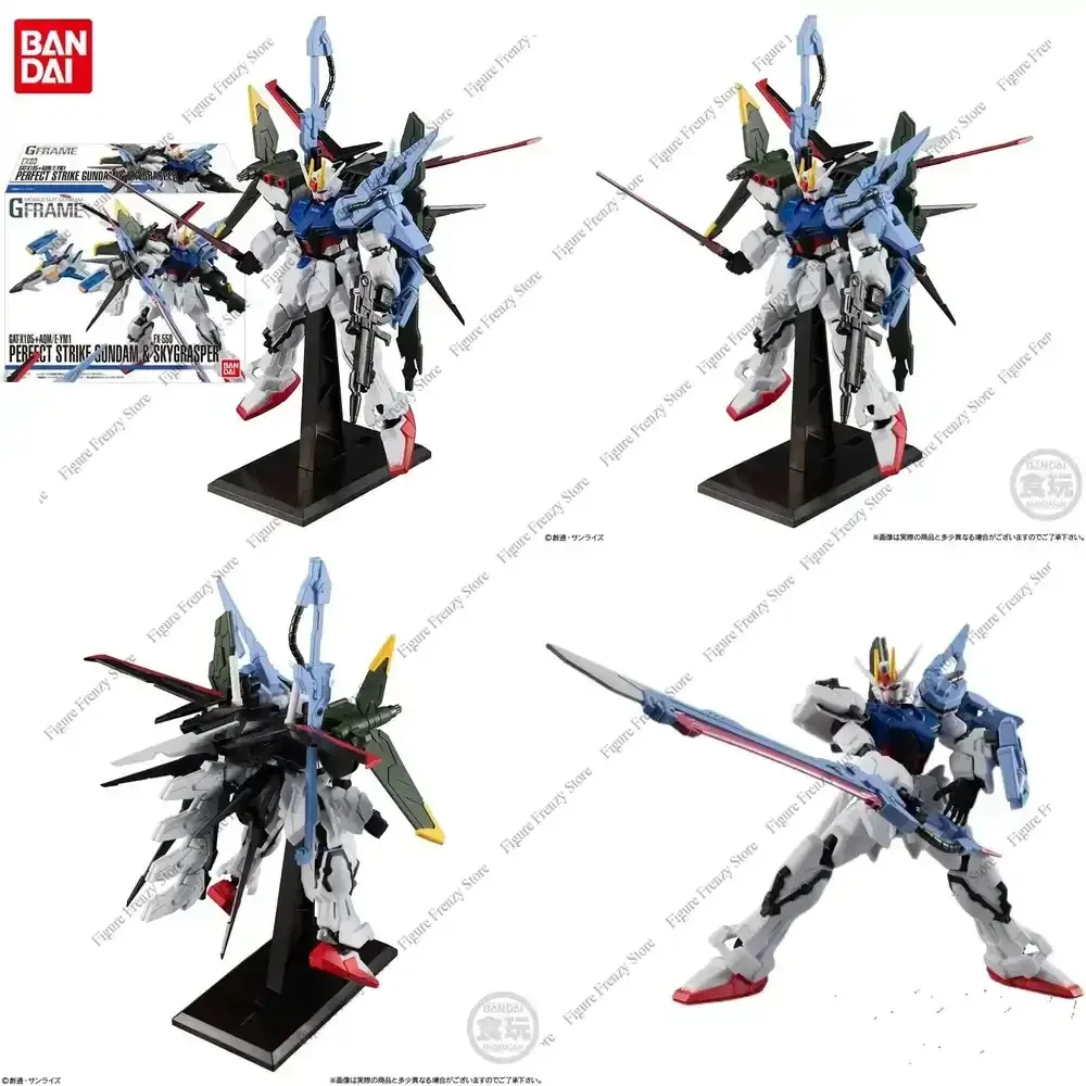 

Special Offer Bandai Gundam Model Kit Anime Figure G FRAME GAT-X105 Perfect Strike Skygrasper Gunpla Action Figure Toys for