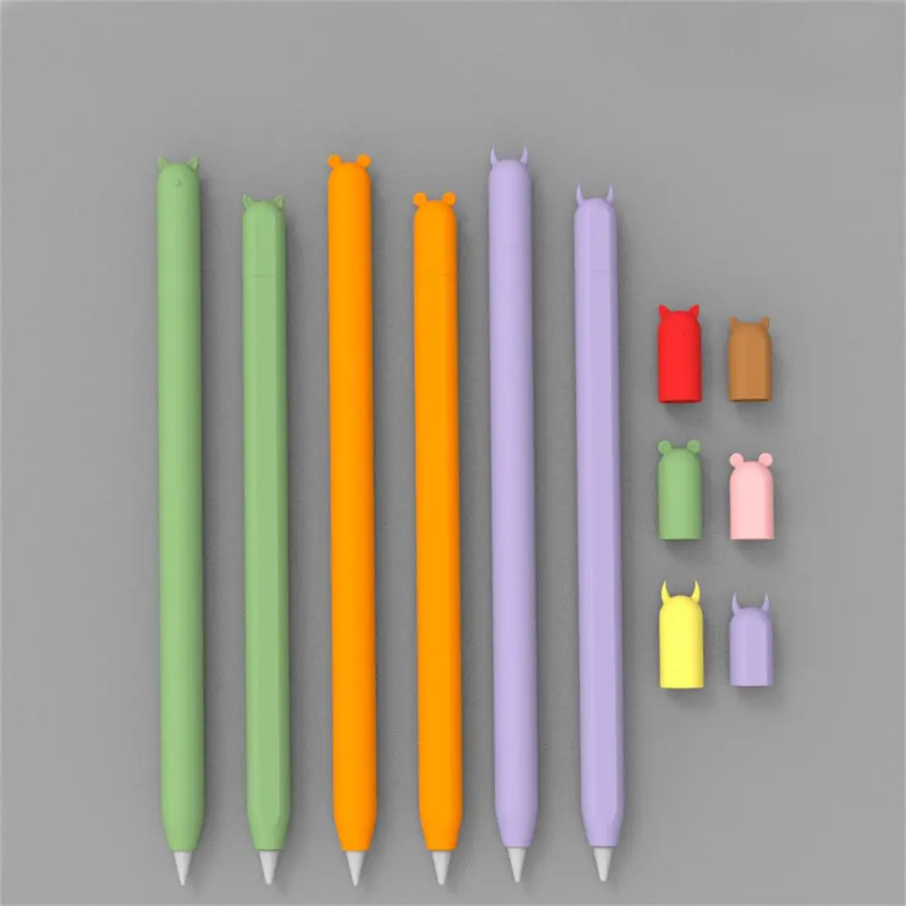 Soft Non-slip Pencil Skin Silicone Anti-scratch Case Protective Cover For  Pencil Case Stylus Cover