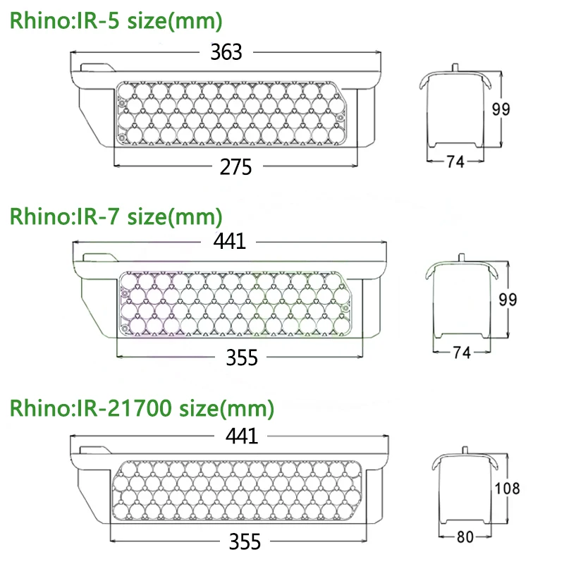 Rhino7 Reention Li-ion E-bike battery 21700 36V 48V 17.5Ah  20Ah 30Ah  for Himo LIGHTNING C26 Max 1Up 700 Series Battery