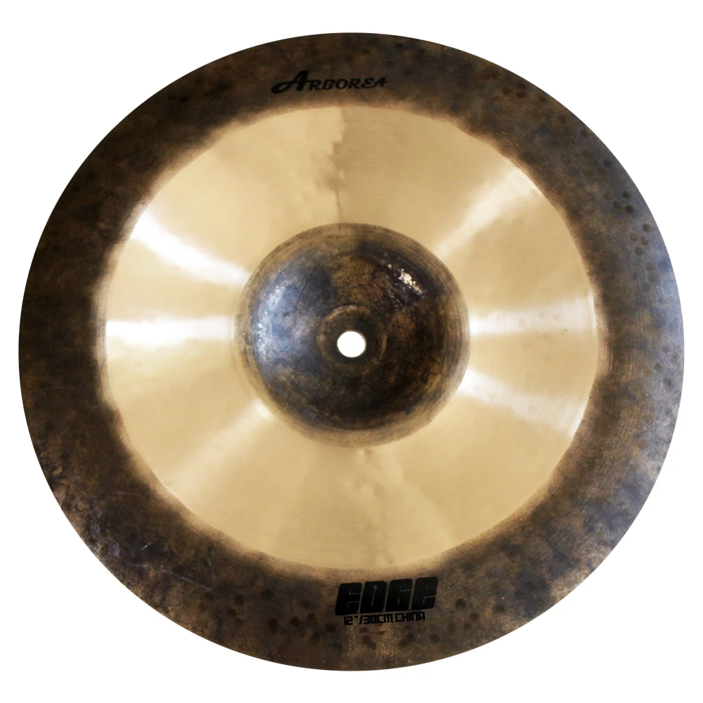 Arborea China Cymbal-Edge Series 8/9/10/12 Inch Handmade Traspy Effect Sound Bronze Drumkits Percussion Musical Instrument