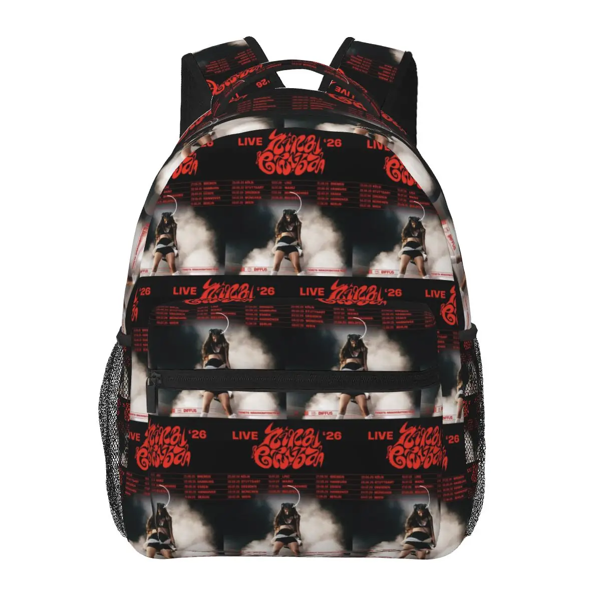 

Rapper Nina Chuba New Album Tour Merch Student Backpack School Bag Hiking Travel Daypack for Boys Girls Bookbag Shoulder Bags