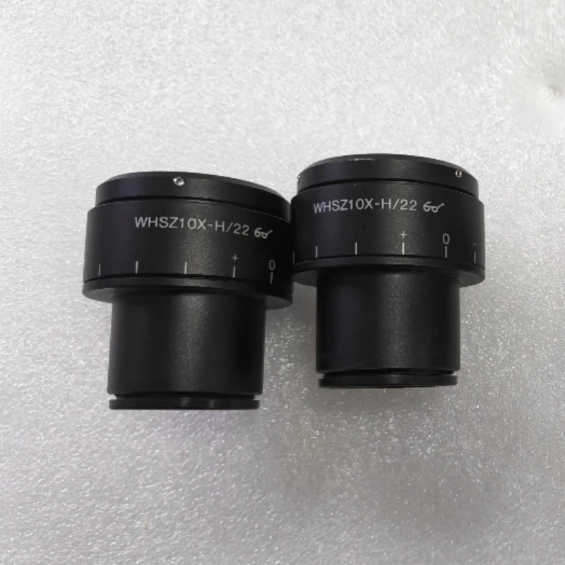 1PCS Stereo Microscope Eye Wide WHSZ10X-H22 Eyepiece Lens Field 22mm Micro-Adjustable Eyepieces Tools