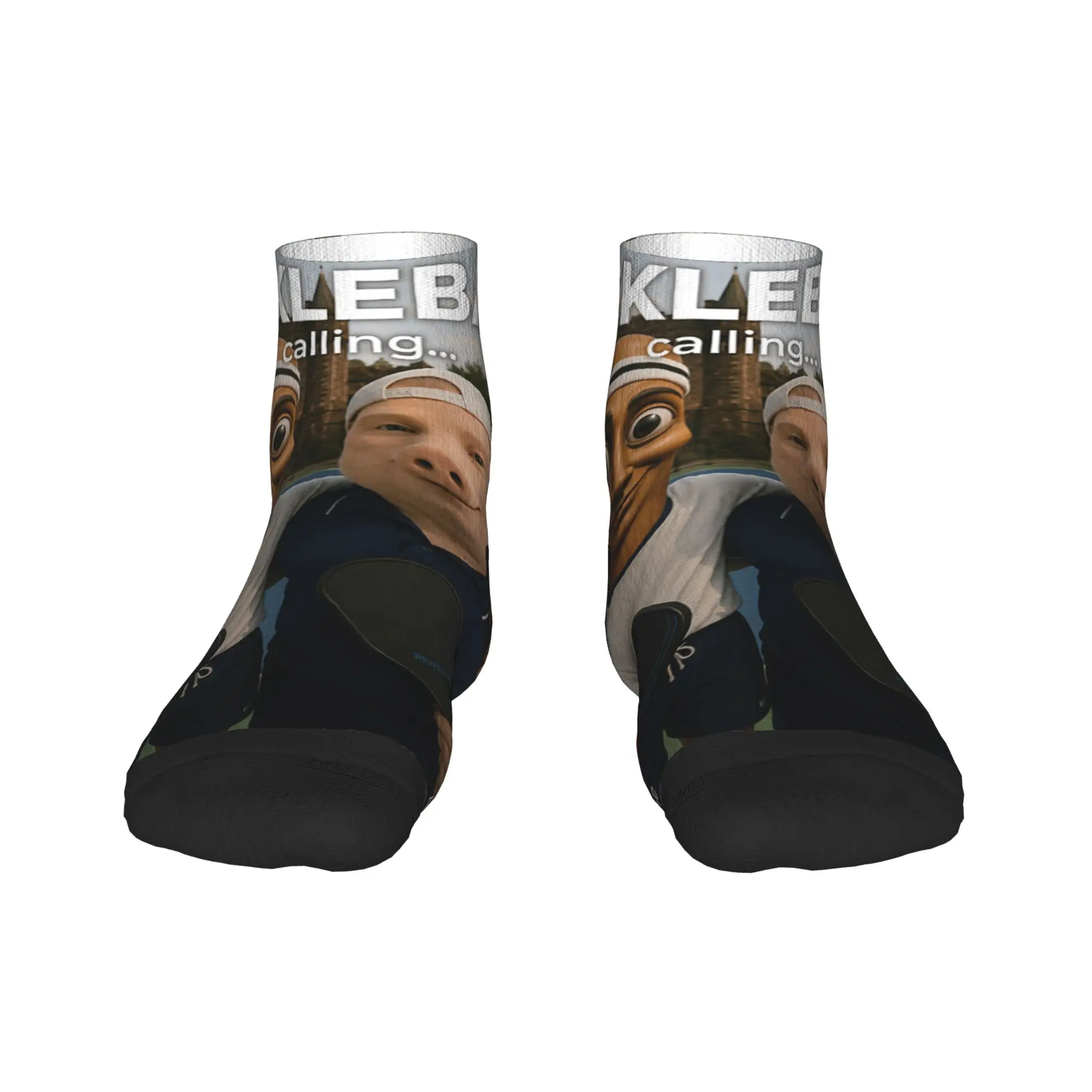 Tung Sahur John Pork Pickleball Calling The Court Waiting Socks Spring Ankle Socks Men Soft Socks Pattern Cycling Anti Socks