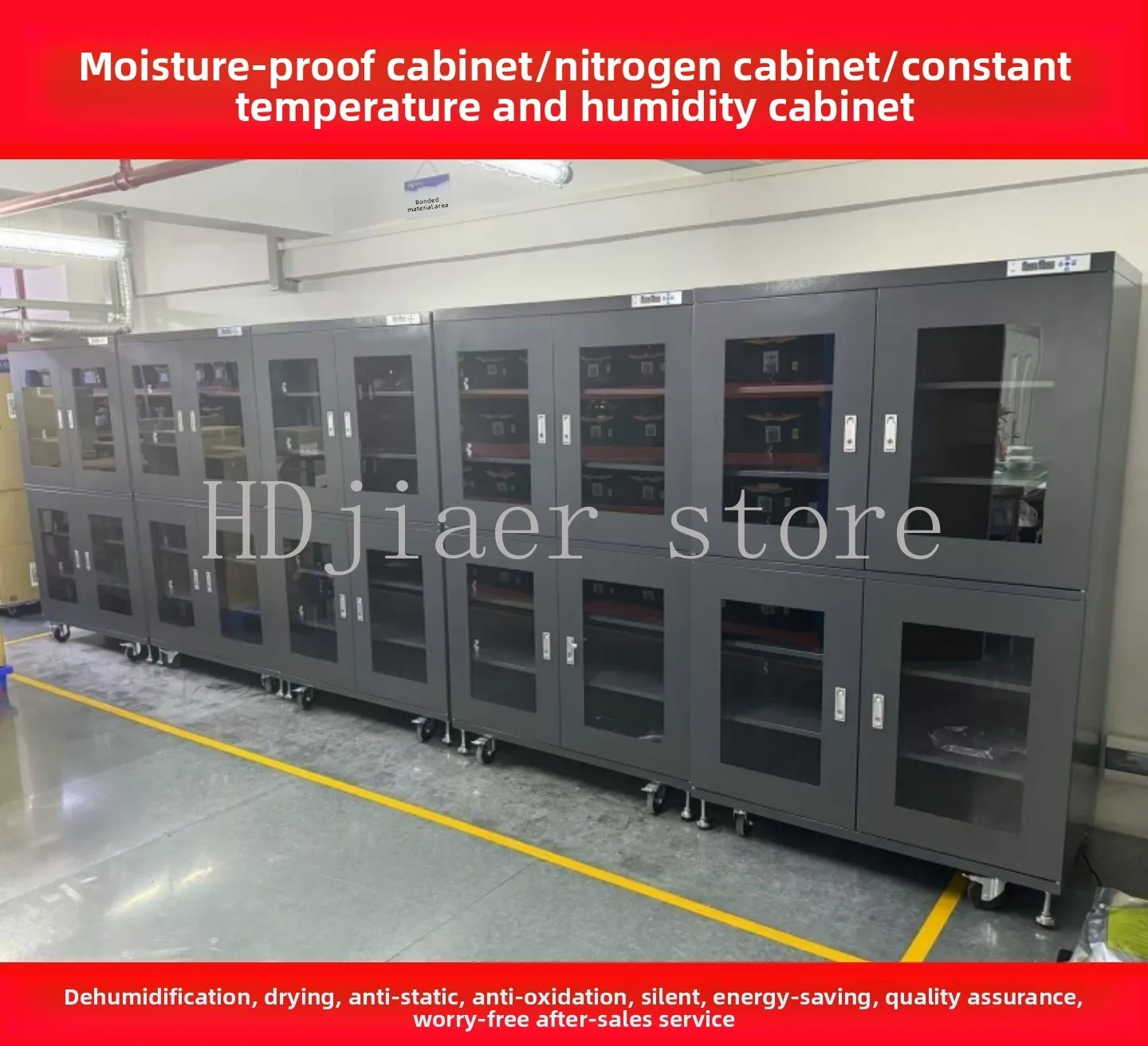 

Industrial Nitrogen Dry Cabinet: Moisture-Proof Dehumidifier for IC Chips/Optical Components/Semiconductors/PCBs