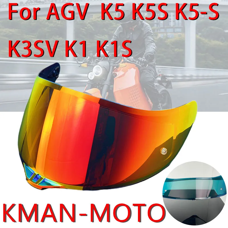 

K5-S Visor for K5S K5 K3SV K1 K1S Visera Casco Moto Visor sunscreen electroplated Visiere Casque Moto high toughness face shield