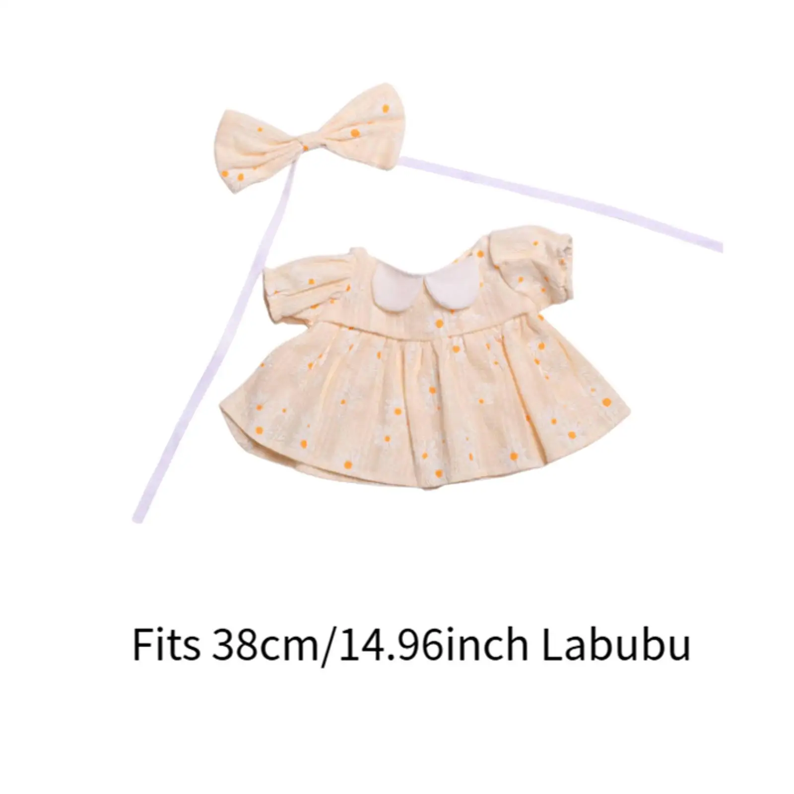 Doll Princess Dress Miniature Clothes Clothes Accessories 38cm Doll Clothes Doll Outfit Set for 38cm Dolls Thanksgiving Gifts
