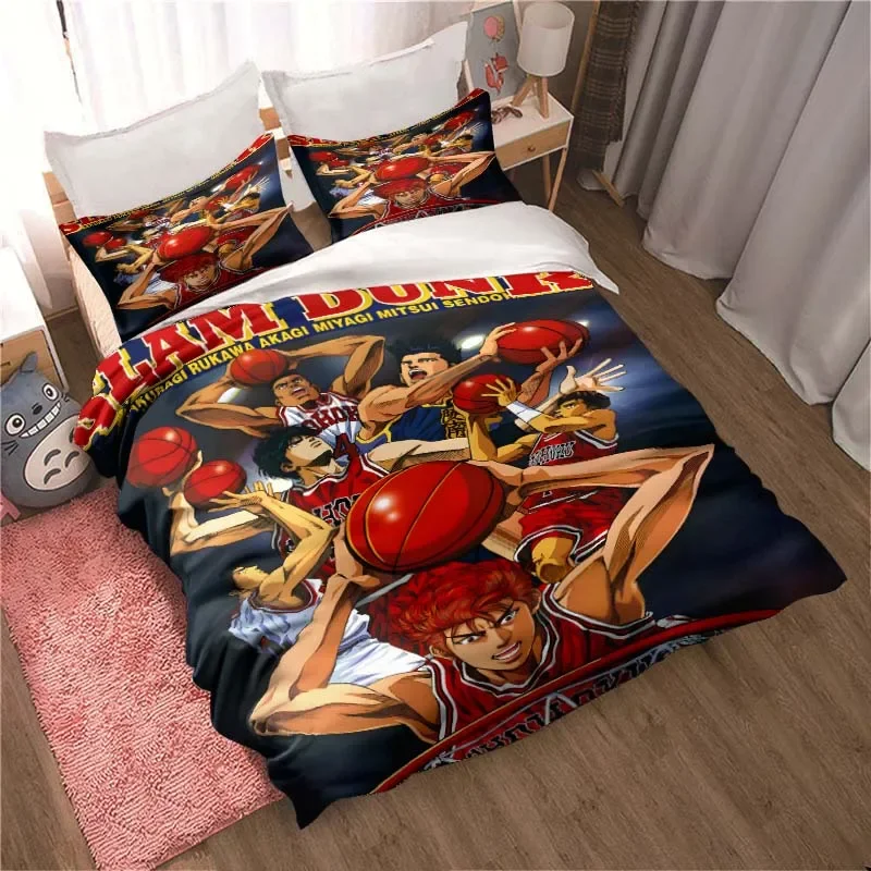 Slam Dunk Cartoon printed Bedding Sets exquisite bed supplies set duvet cover bed comforter set bedding set luxury birthday gift