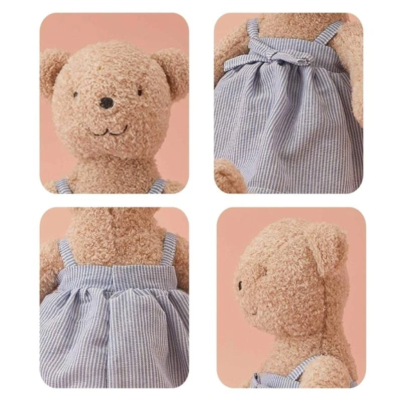 

Soft Stuffed Plush Bear Doll Floppy Arms and Legs Home Decorations Kids Gift 15UB