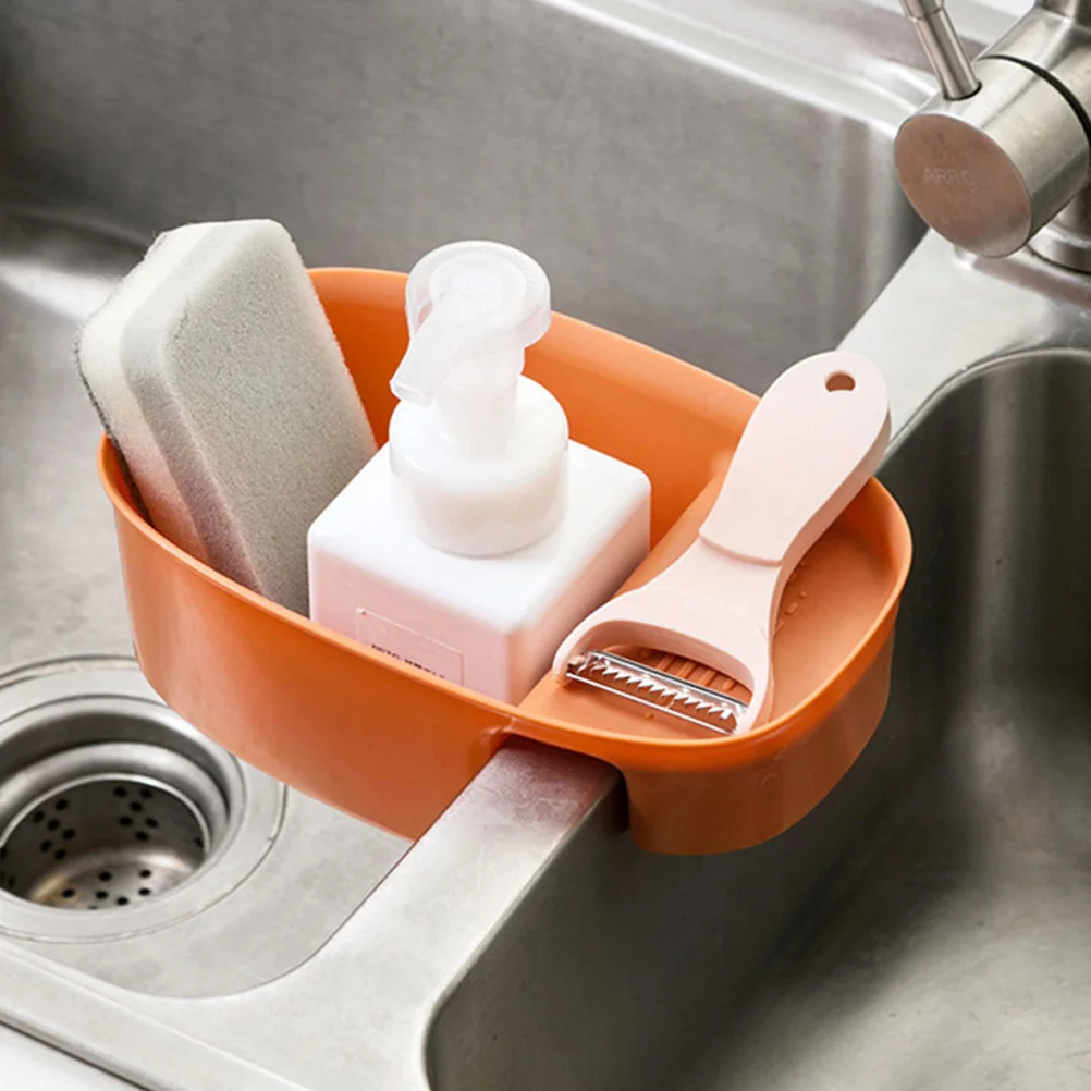 

2pcs Premium Drain Baskets Kitchen Sink Washing Storage Holder Dense Holes Efficient Water Drainage Compact
