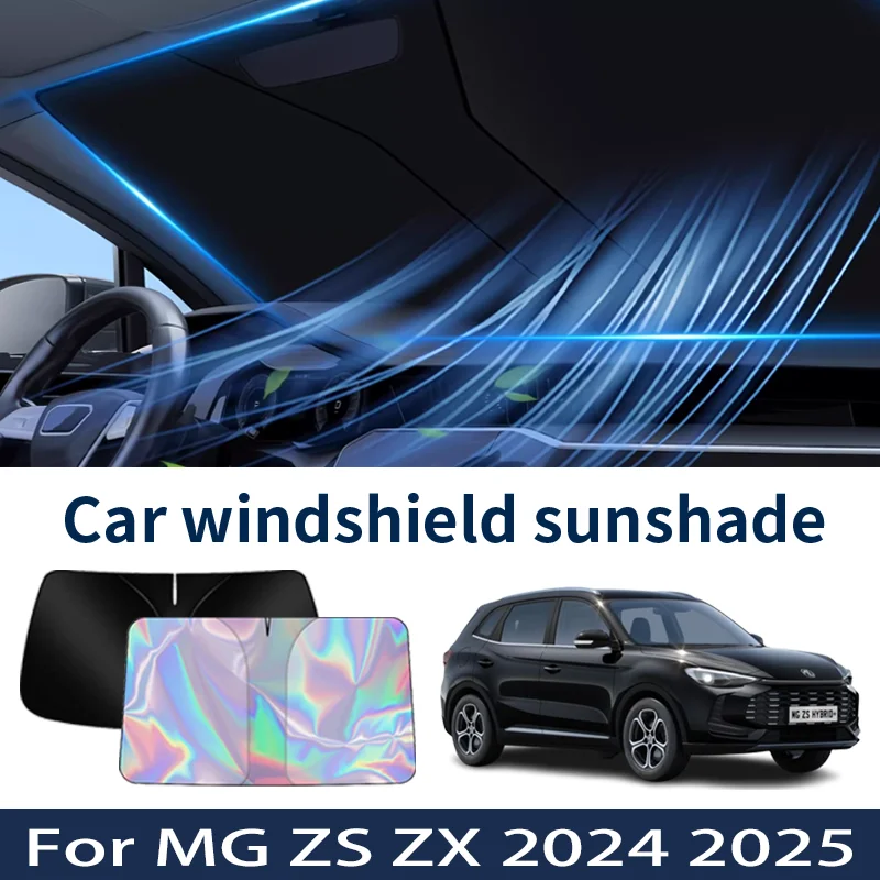 

Солнцезащитный козырек на лобовое стекло для MG ZS ZX ZS11 2024 2025, автомобильный солнцезащитный козырек, теплоизоляция, летнее охлаждение, автоаксессуары, инструменты