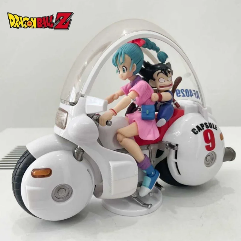 

Dragon Ball Son Goku Anime Figure Bulma Motorcycle Action Figures Collectible Pvc Statue Model Room Decoration Toy Birthday Gif