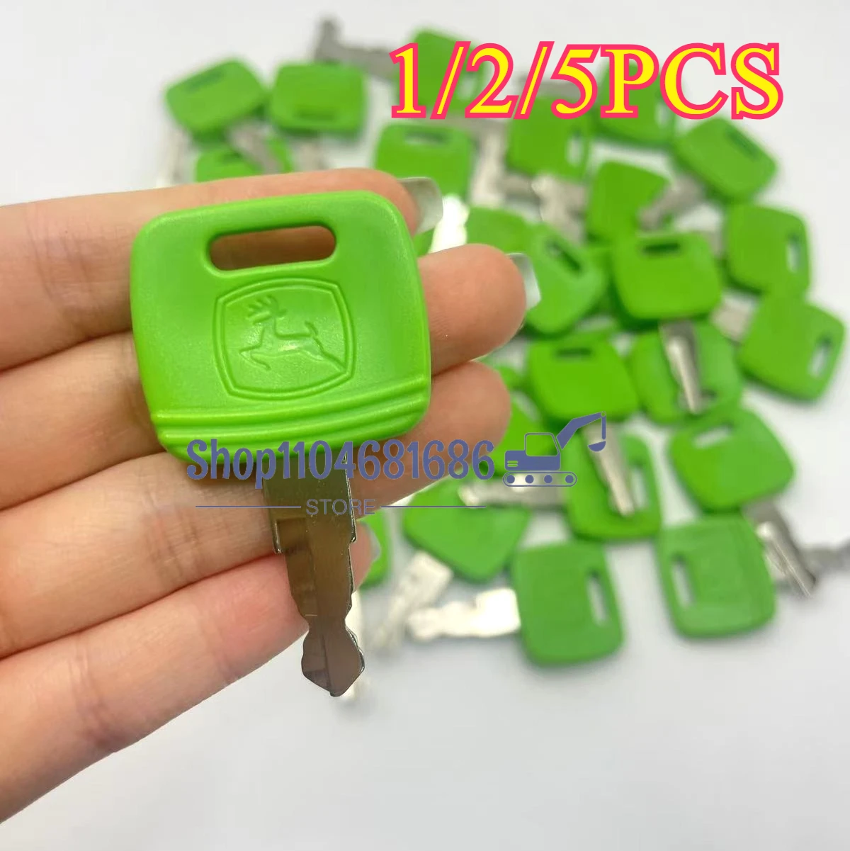 

1/2/5 шт. для ключей зажигания трактора John Deere OEM RE183935 RE71557 RE43492 модели 6010 6110 6210 6310 6410 6510 6610 6810 6910