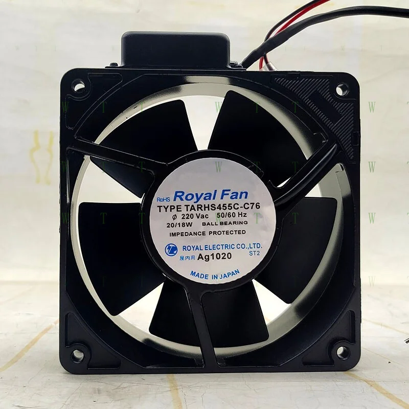 

H 1 PCS For ROYAL FAN Fan TARHS455C-C76 AC220V 20/18W 12038 12 cm cooling fan