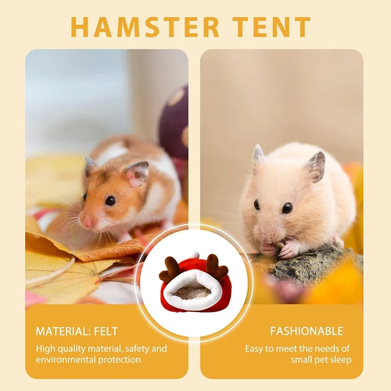 Hamster Supplies Cotton Nest Pet Rat Hammock Hedgehog Squirrel Soft Warm Insulated Winter Cottage Small Pet Sleeping Bed