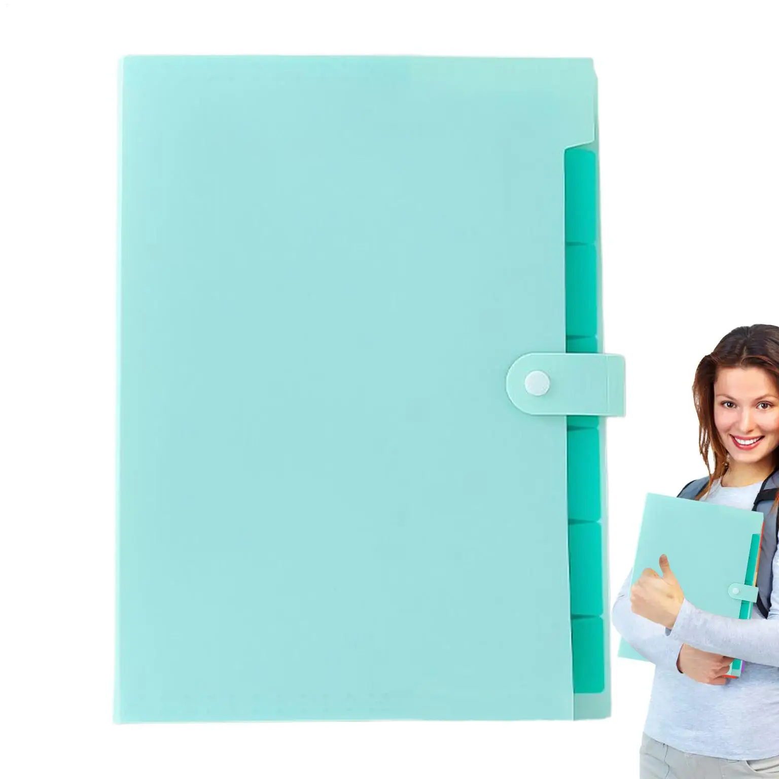 

Filing Folders Paper Organizer A4 Size Portable Multifunction Storage Supplies With Color Labels And 7 Pockets For School Home