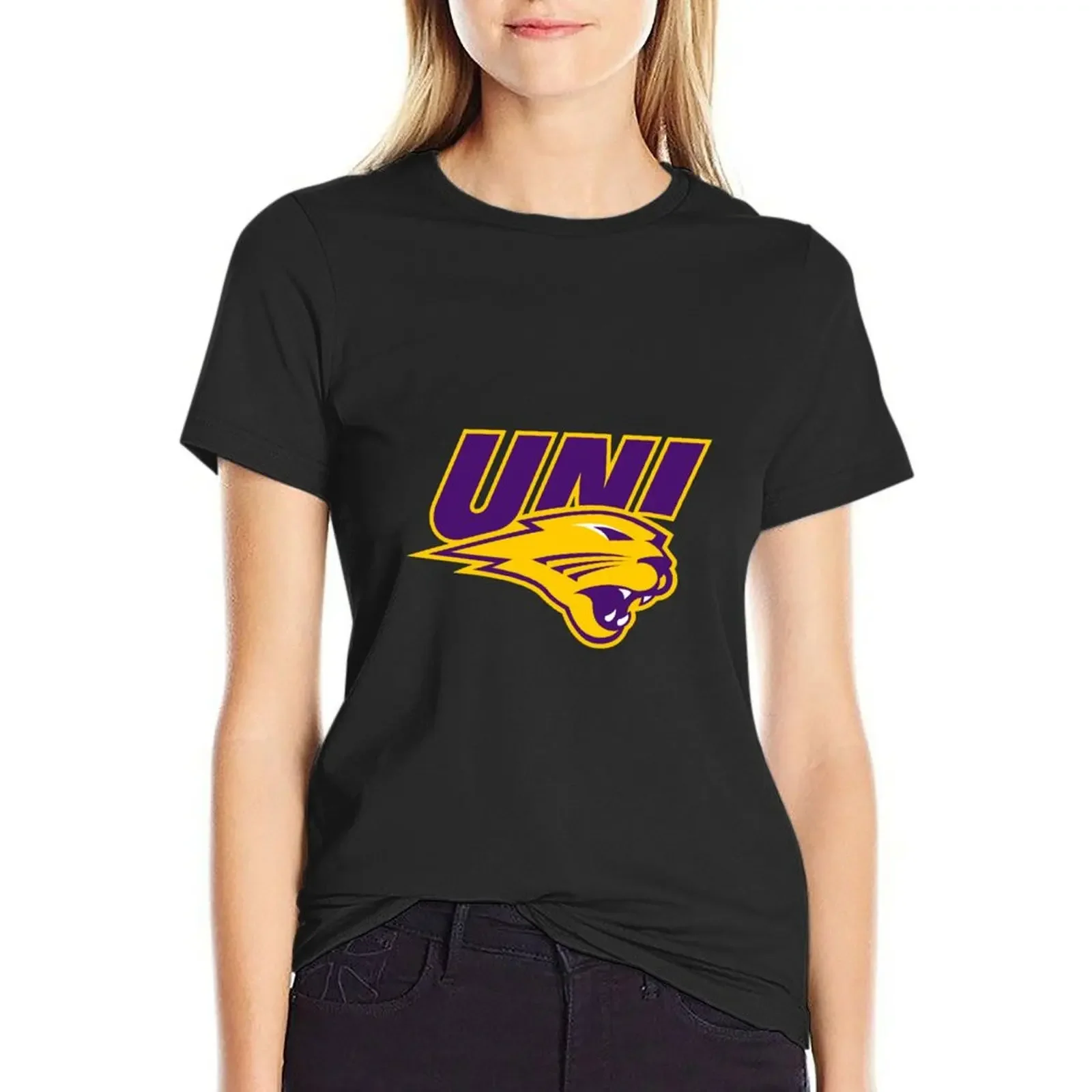 

Northern Iowa Panthers T-Shirt Blouse shirts graphic tees plus sizes quick drying Women clothes